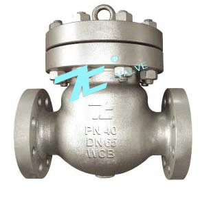 鑄鋼法蘭止回閥